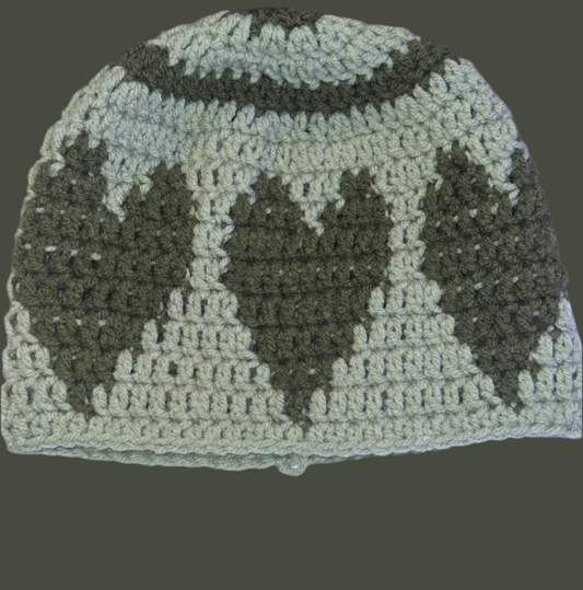 Heart Pattern Beanie